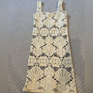 Free People Black/White Bodycon Dress